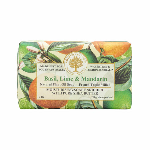 Image of Basil Lime & Mandarin Soap Bar 200g
